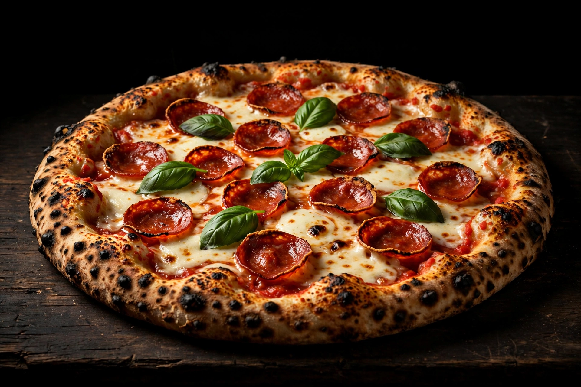 Wood-fired pizza
